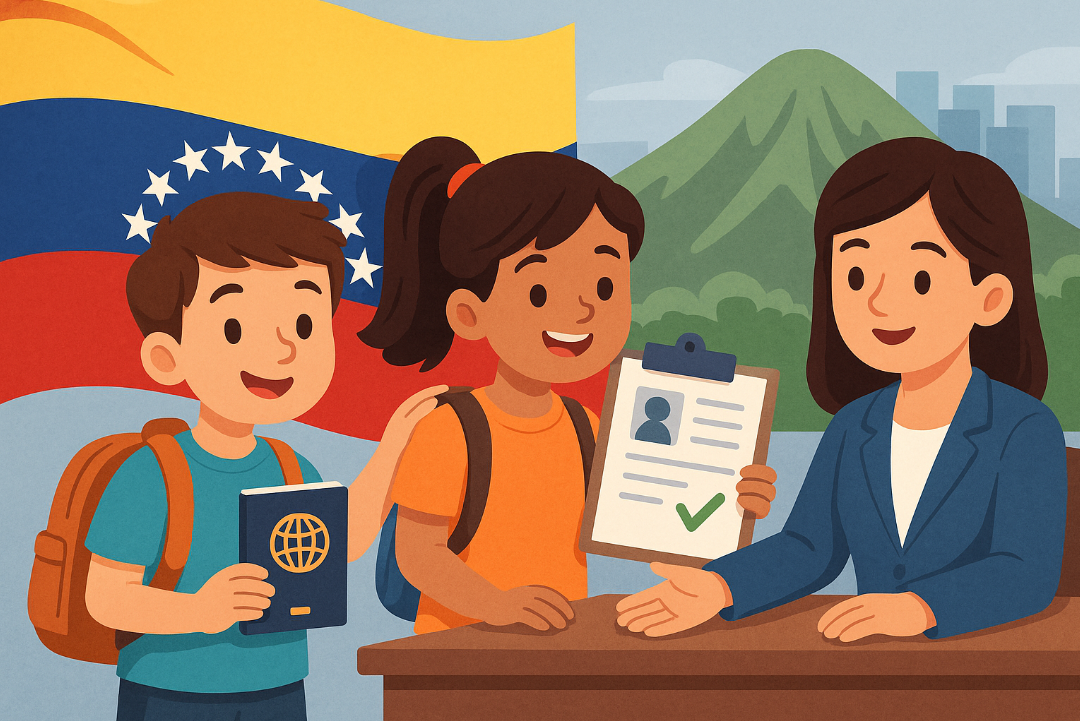 ¿Dónde sacar permiso de Viaje para Niños en Caracas?