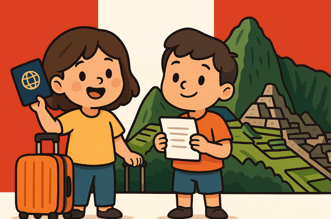 ¿Cómo sacar permiso de viaje para niños en Perú?