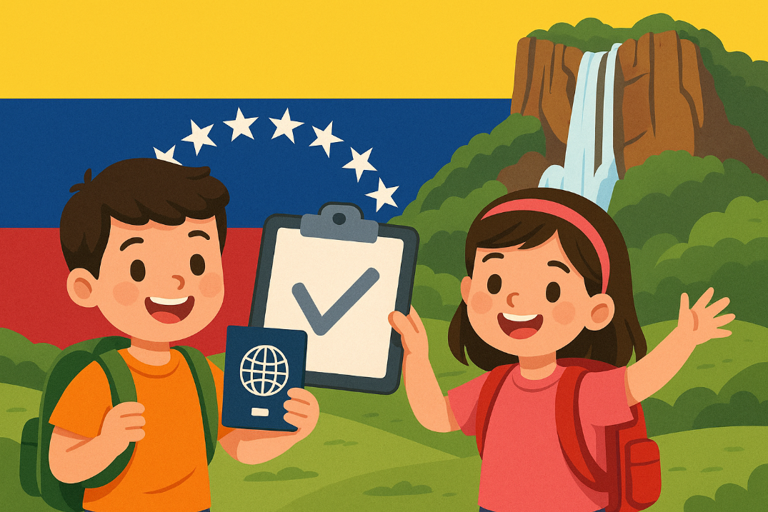¿Cómo sacar permiso de viaje para niños en Venezuela?