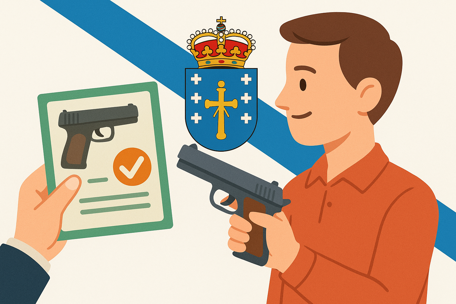 Sacar permiso de armas en Galicia