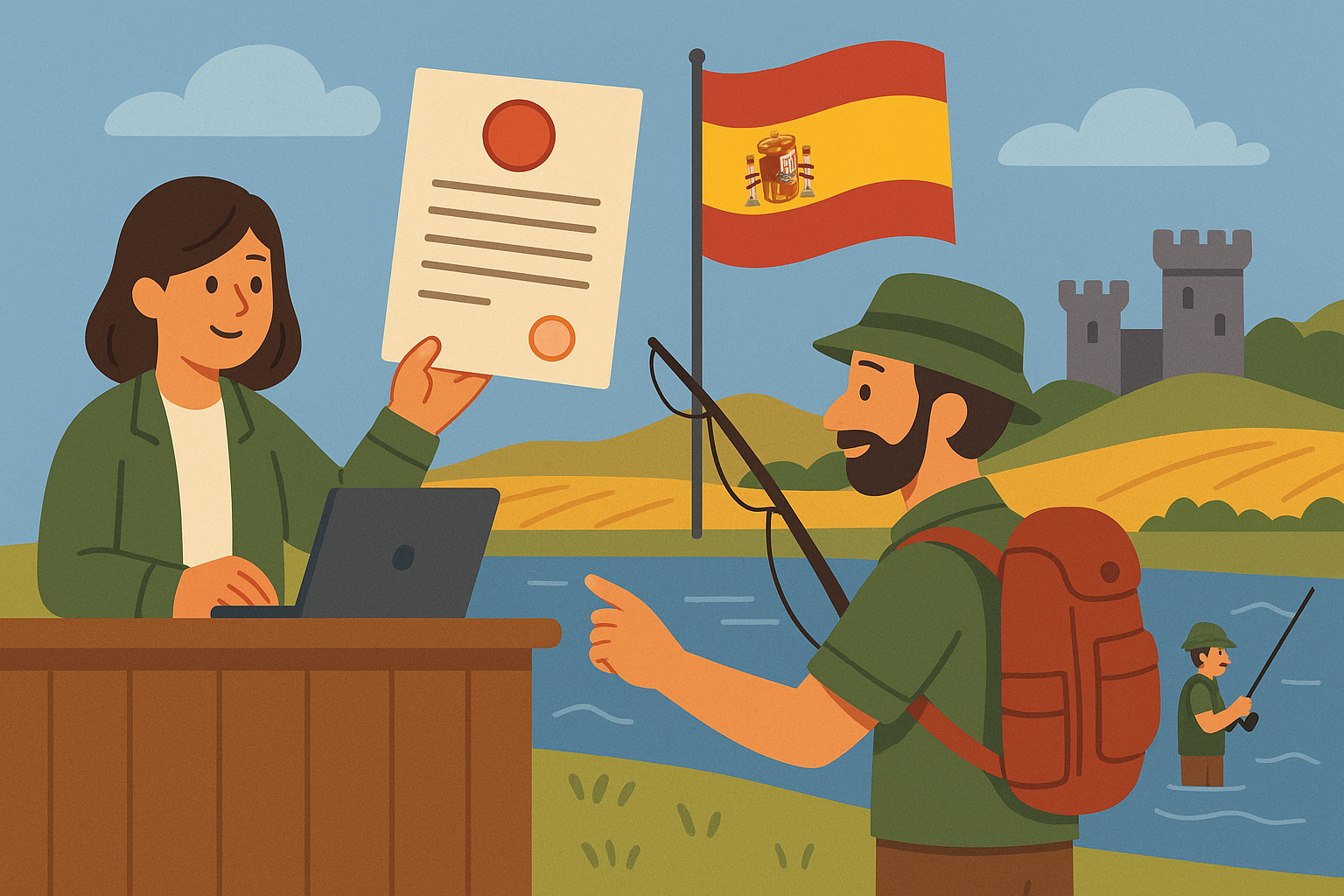Sacar permiso de pesca para humanes Guadalajara